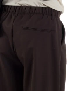 Abito Uomo Doppiopetto Viscosa Relaxed Fit Completo Giacca Rever A Lancia Pantaloni Pinces Fondo Largo Baggy Casual Moro GIOSAL-AE1123A
