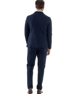 Abito Uomo Monopetto Viscosa Sartoriale Tinta Unita Blu Over-D OC1F2W5G01