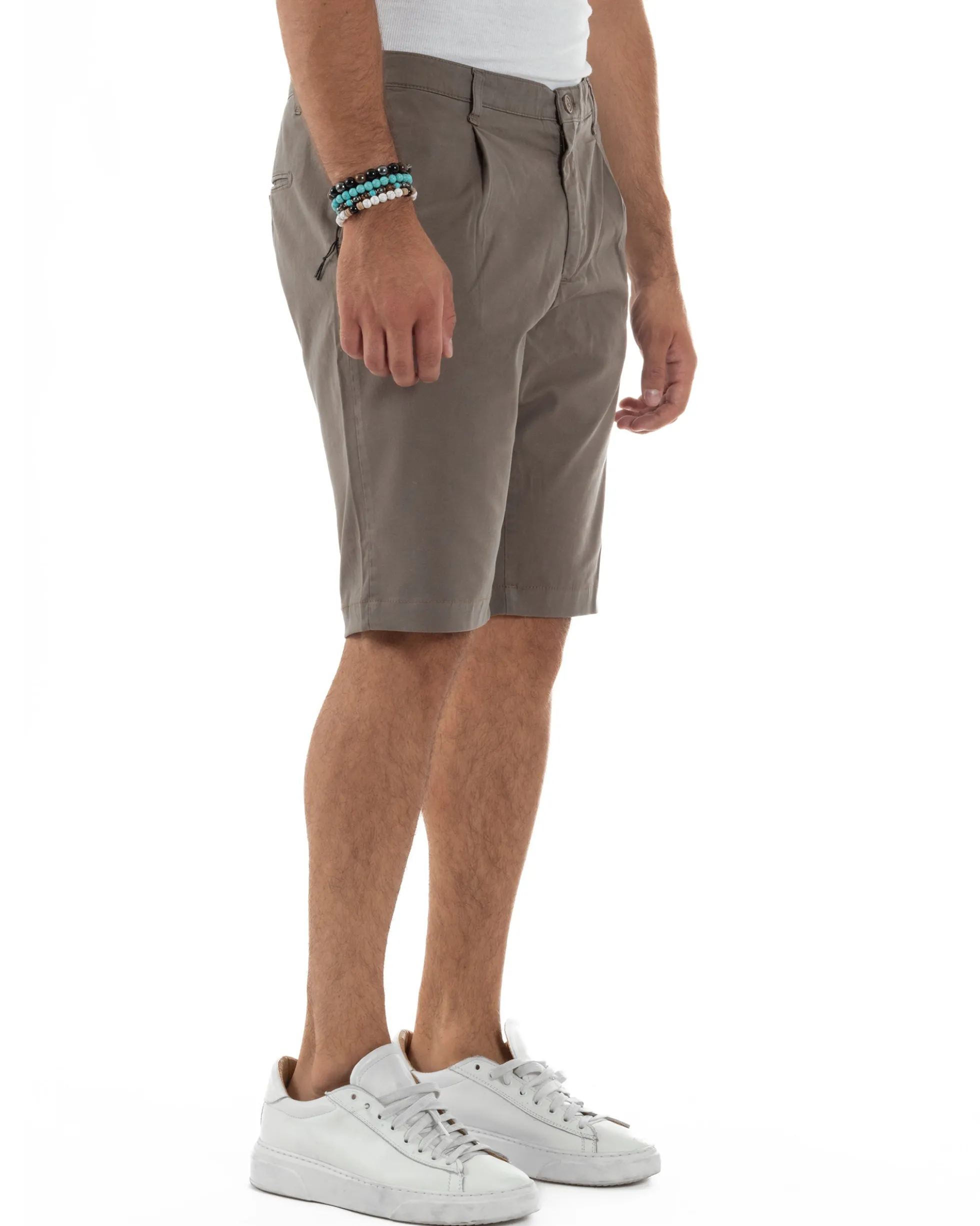 Bermuda Cotone Chino Tasche America Basic PC2014A
