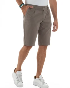 Bermuda Cotone Chino Tasche America Basic PC2014A