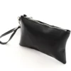 Borsa Borsello Borsetta Pochette a Mano Uomo Unisex Ecopelle Casual Nero Zip GIOSAL-ZU1055A