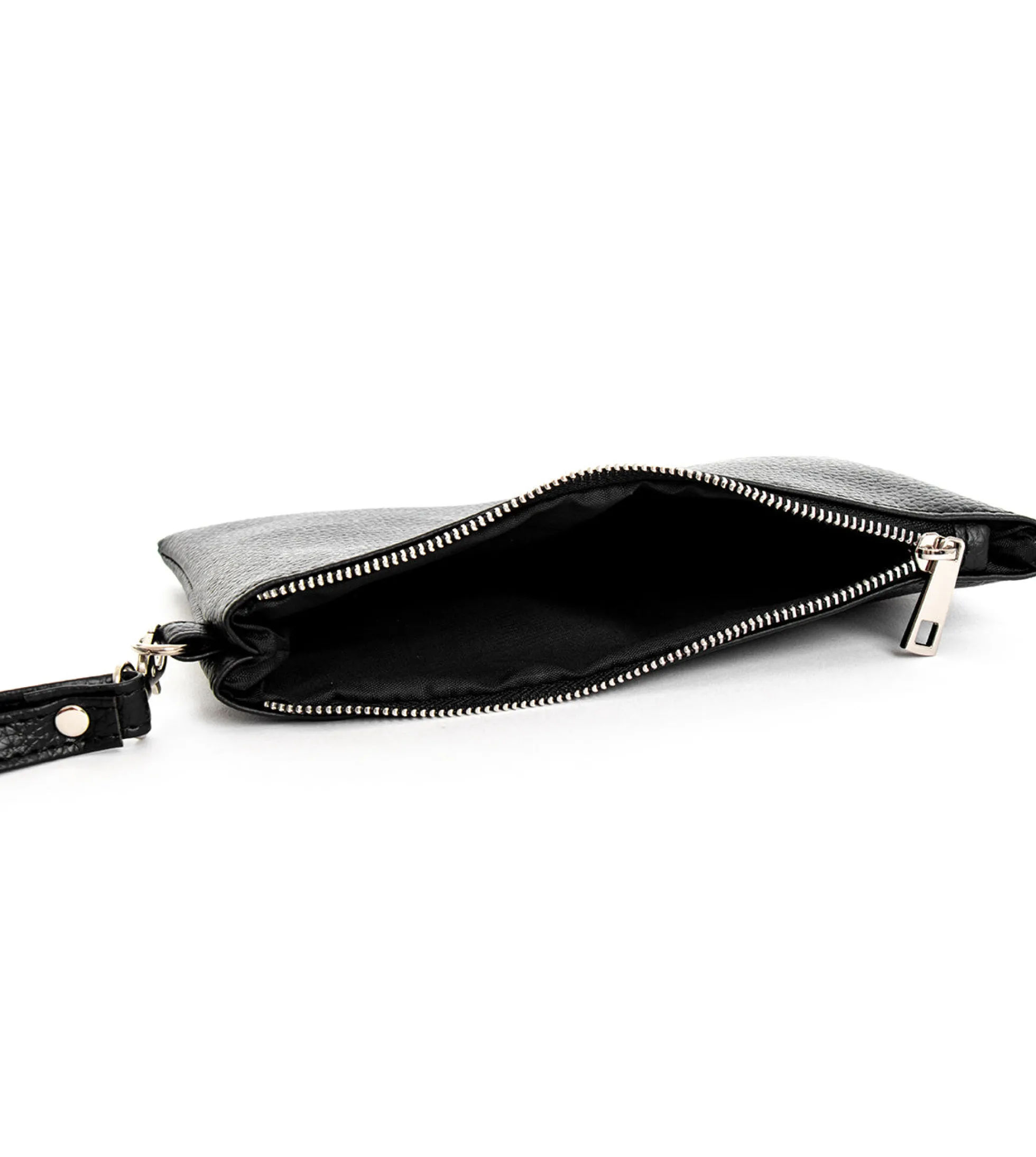 Borsa Borsello Borsetta Pochette a Mano Uomo Unisex Ecopelle Casual Nero Zip GIOSAL-ZU1055A