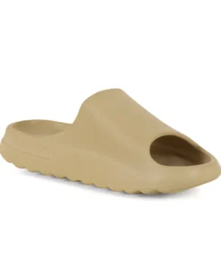 Ciabatte Uomo Unisex Gomma Estive Mare Piscina Tinta Unita Beige Pantofole Antiscivolo GIOSAL-S1224A