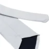 Cravatta uomo unisex slim in effetto seta con micro pois jacquard trama twill bianco GIOSAL-CP1190A