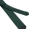 Cravattino uomo unisex cravatta elegante cerimonia microfantasia a pois verde GIOSAL-CP1172A