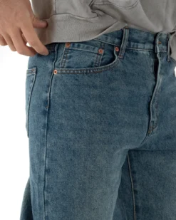 Jeans Uomo Baggy Fit Cinque Tasche Basic Denim JS1173A