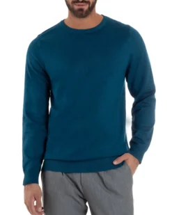 Maglioncino Uomo Girocollo Maglia Rasata Basic Ottanio M3056A