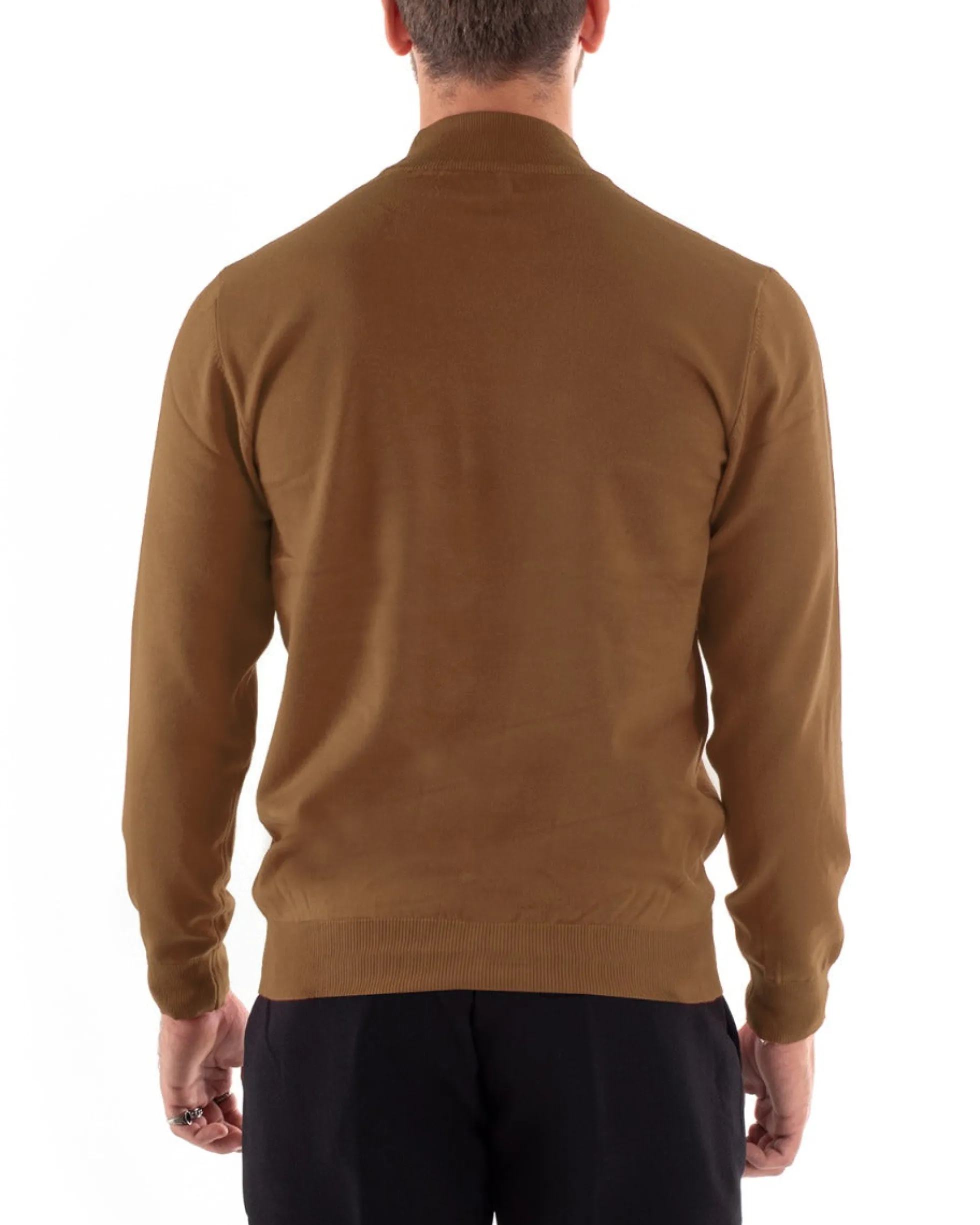 Maglioncino Uomo Maglia Mezzo Collo Sottogiacca Camel M2608A