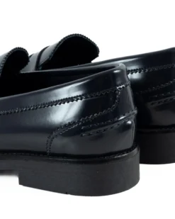 Mocassini College Uomo Scarpe Ecopelle Abrasivate Eleganti Cerimonia Suola Di Gomma Casual Blu GIOSAL-S1284A