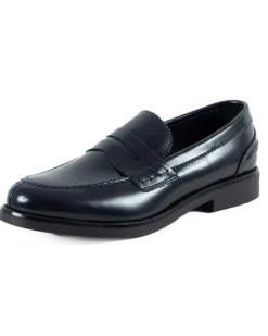 Mocassini College Uomo Scarpe Ecopelle Abrasivate Eleganti Cerimonia Suola Di Gomma Casual Blu GIOSAL-S1284A