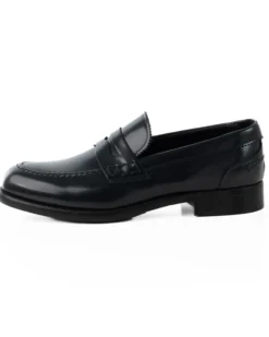 Mocassini College Uomo Scarpe Ecopelle Abrasivate Eleganti Cerimonia Suola Di Cuoio Casual Blu GIOSAL-S1261A