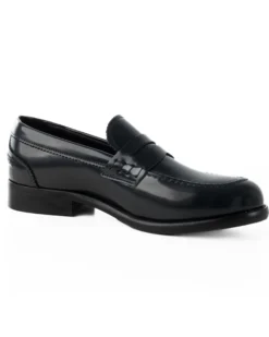 Mocassini College Uomo Scarpe Ecopelle Abrasivate Eleganti Cerimonia Suola Di Cuoio Casual Blu GIOSAL-S1261A