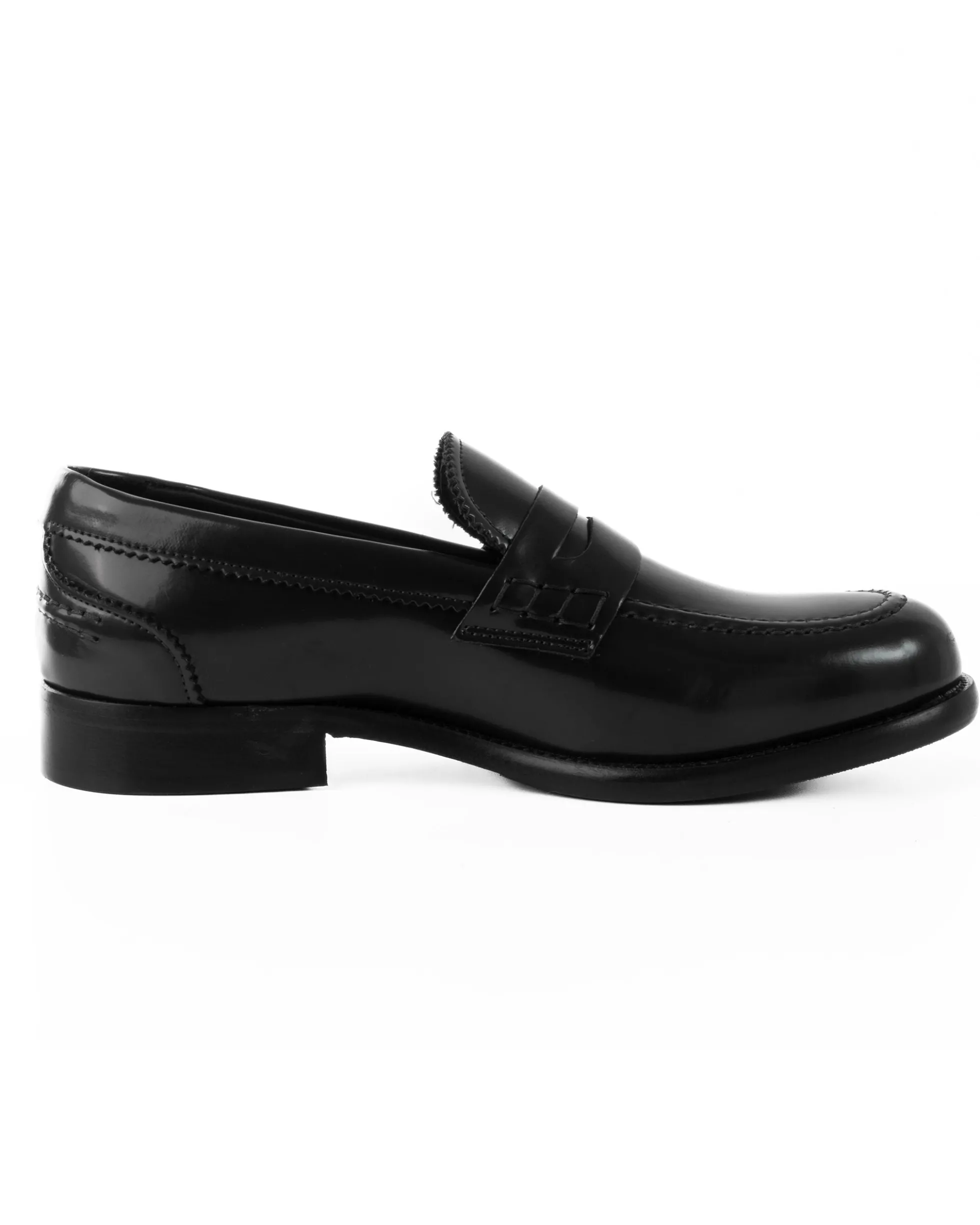 Mocassini College Uomo Scarpe Ecopelle Abrasivate Eleganti Cerimonia Suola Di Cuoio Casual Nero GIOSAL-S1260A
