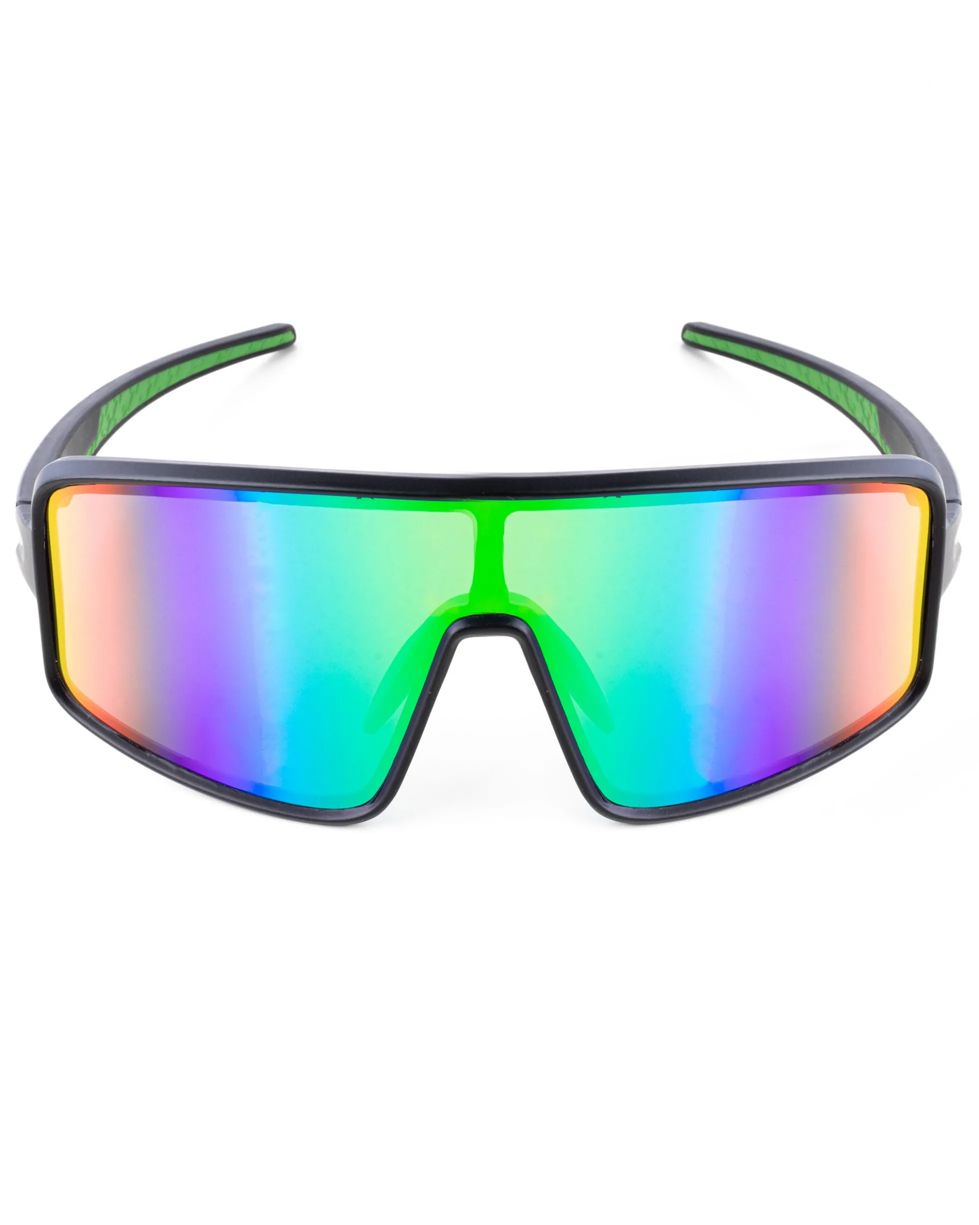 Occhiali da Sole Over A Maschera Casual Sunglasses Lenti Multicolore Nero Unisex Uomo Donna GIOSAL-OC1097A