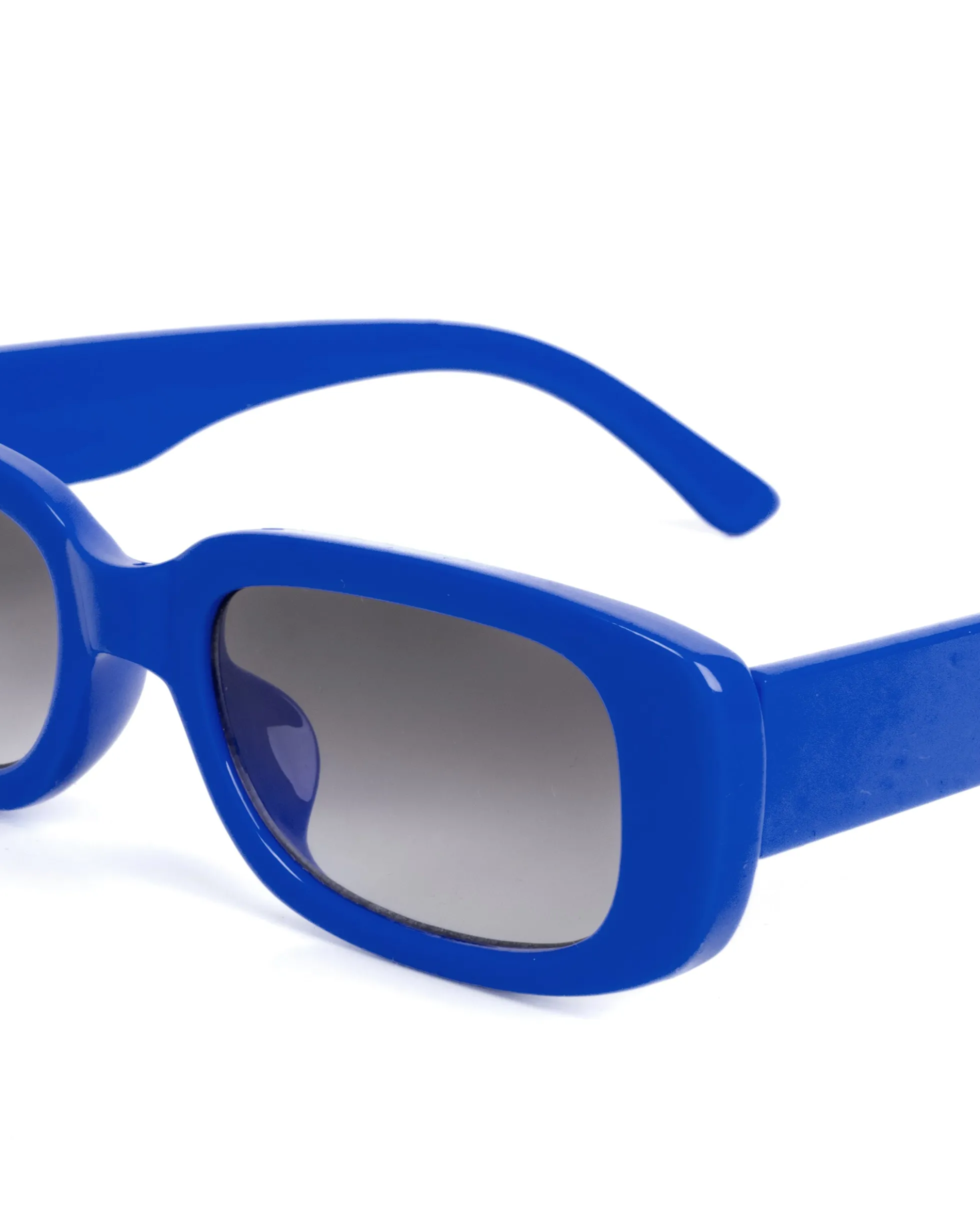 Occhiali da Sole Uomo Donna Unisex Casual Sunglasses Lenti Nero Squadrate Blu GIOSAL-OC1065A