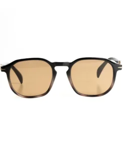 Occhiali da sole uomo unisex lenti amber cerniere dorate GIOSAL-OC1100A