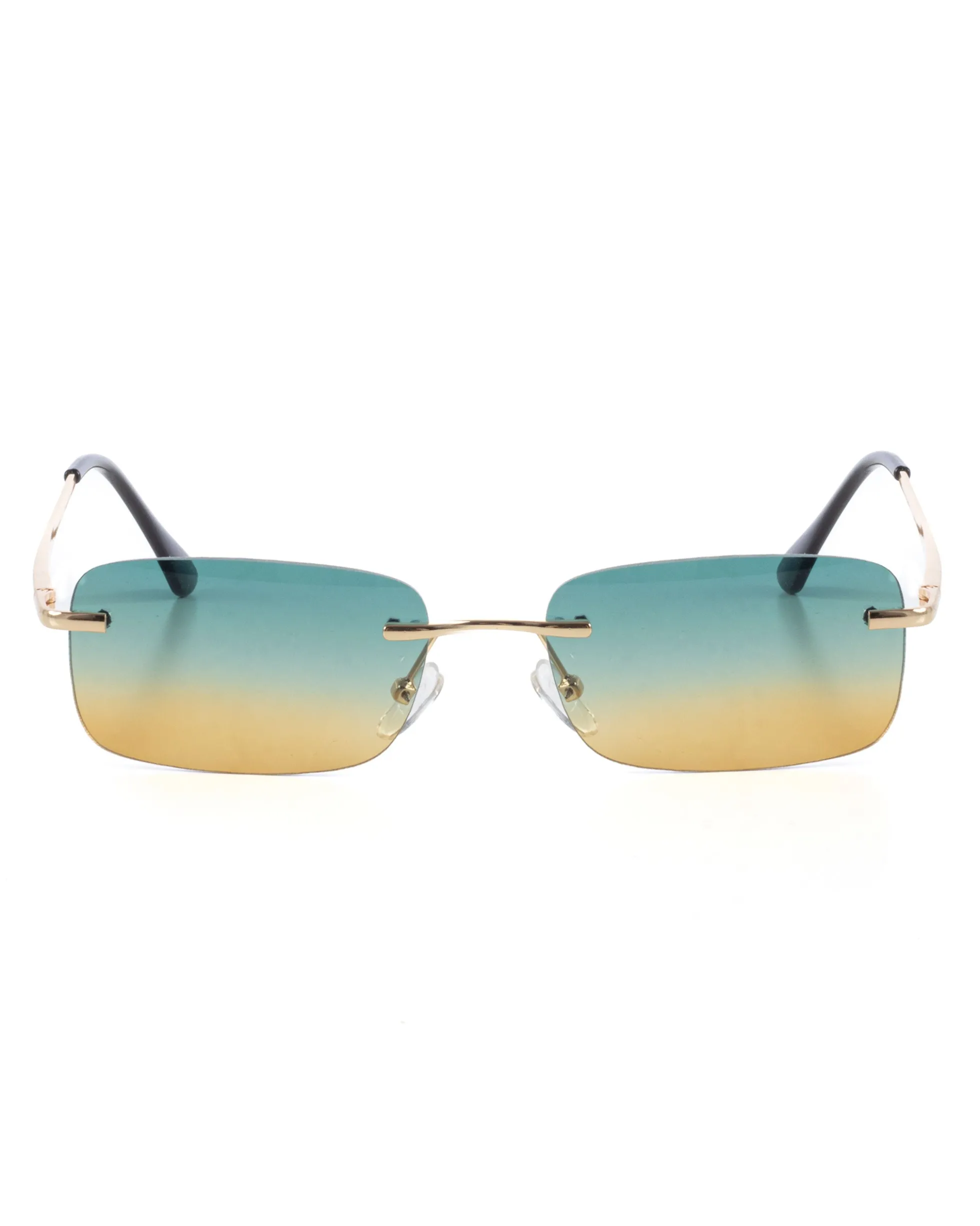 Occhiali da Sole Uomo Unisex Sunglasses Lenti Multicolore Squadrate Casual Sottili GIOSAL-OC1079A