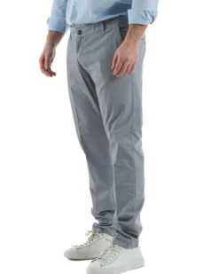Pantaloni Uomo Cotone Tasche America Grigio TCP1009A