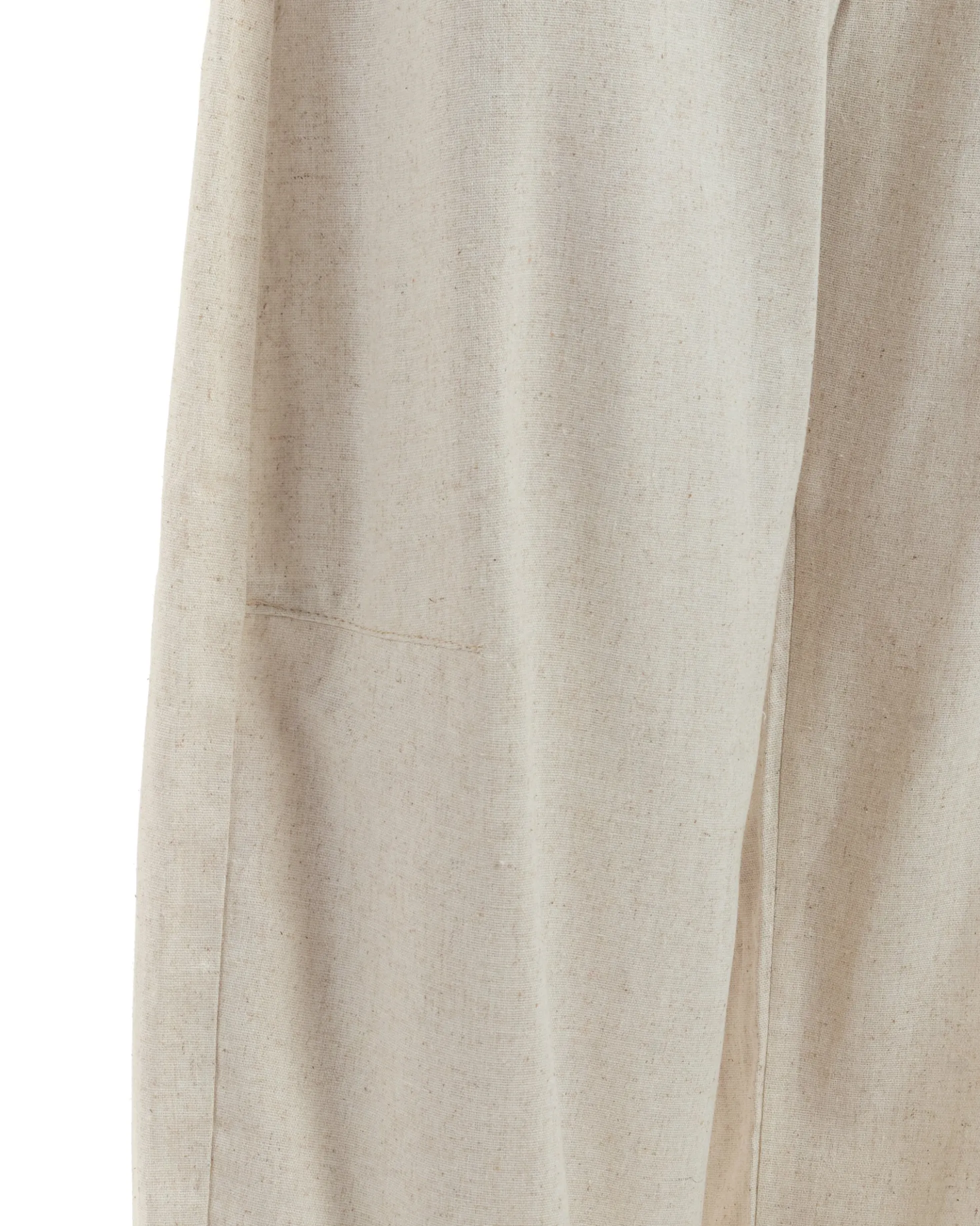 Pantaloni uomo lino baggy fit cinque tasche beige GIOSAL-P6500A
