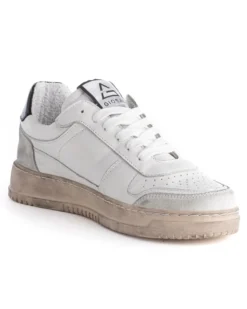 Scarpe Uomo Sneakers Bianche Casual Sportive Ecopelle Camoscio GIOSAL-S1185A