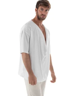 T-shirt Cotone Drappeggiata TS3117A