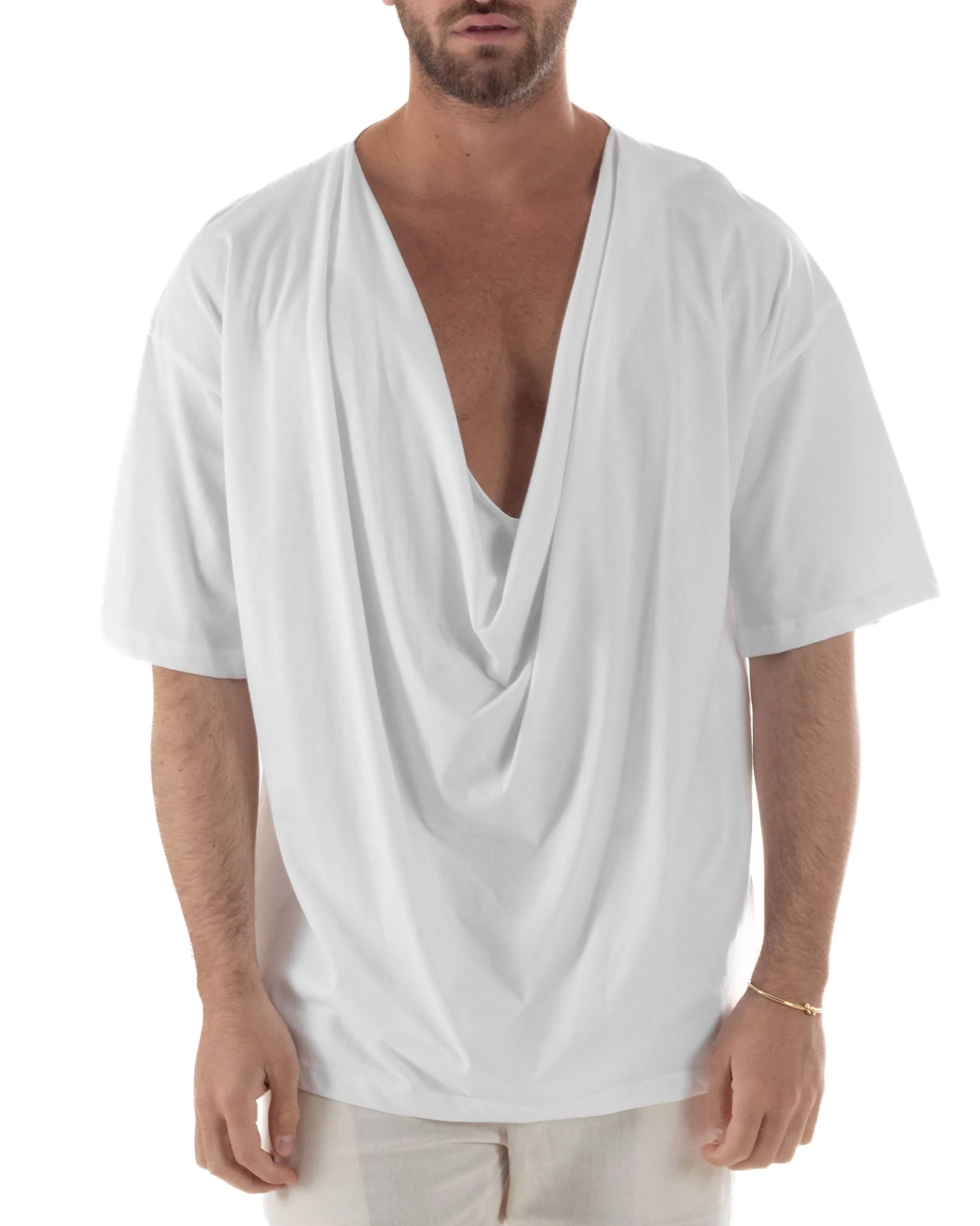 T-shirt Cotone Drappeggiata TS3117A