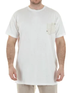 T-Shirt Cotone Taschino Regular Fit Bianco TCTS1004A