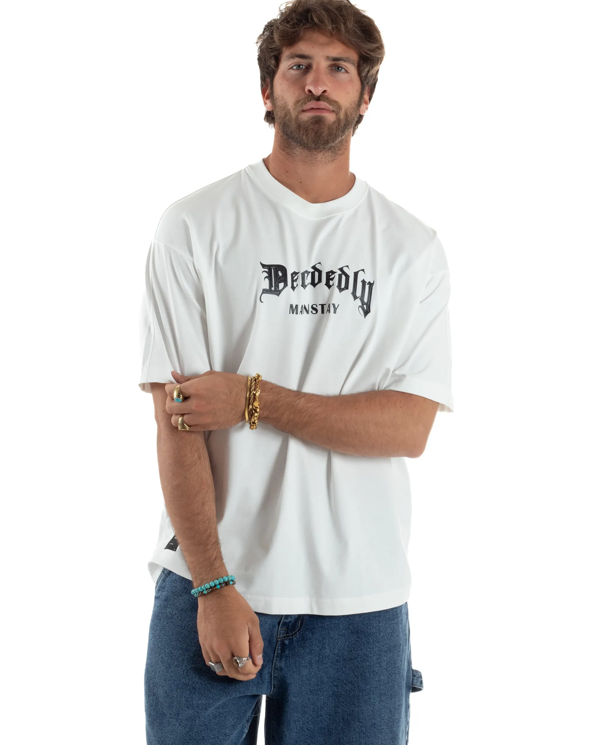 T-shirt Regular Fit Stampa Cotone TS3182A